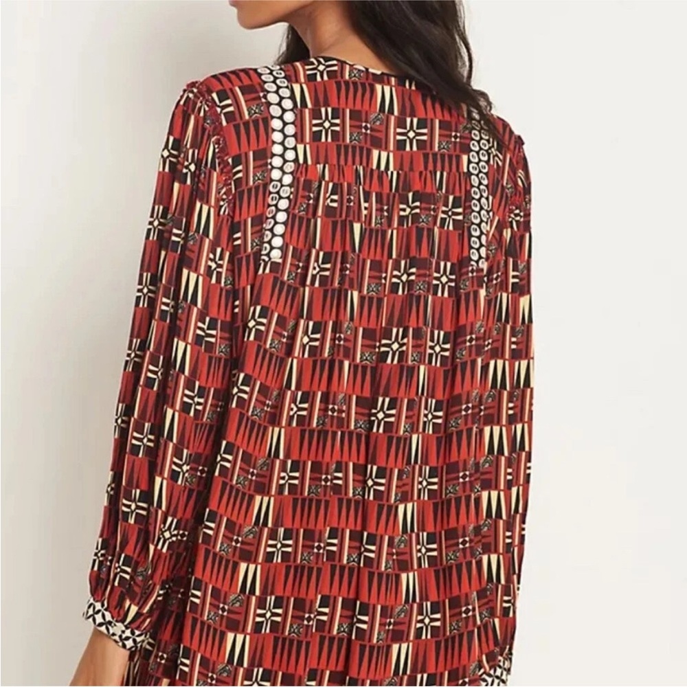 Verb Pallavi Singhee (Anthropologie) Sarah Tunic Dress SZ 1X EUC - Picture 4 of 9